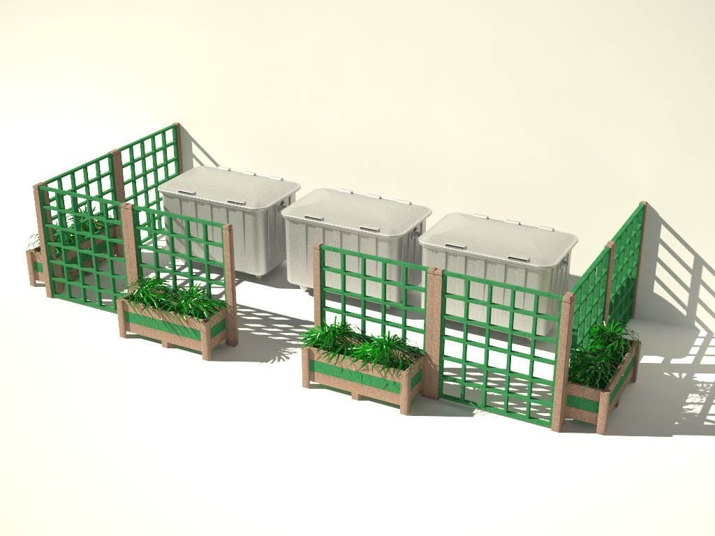 Экологическая островная панель в Strongplast EUROCOMITALIA современная мебель ARCH-00142273 - Вид №1