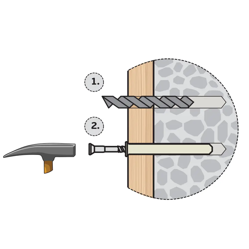 Дюбель-гвозди STANDERS для быстрого монтажа конструкций 6x60 мм 84010901 STLM-0046119 - Вид №6