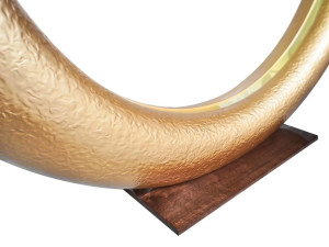 Прямоугольная консоль из стекловолокна и дерева