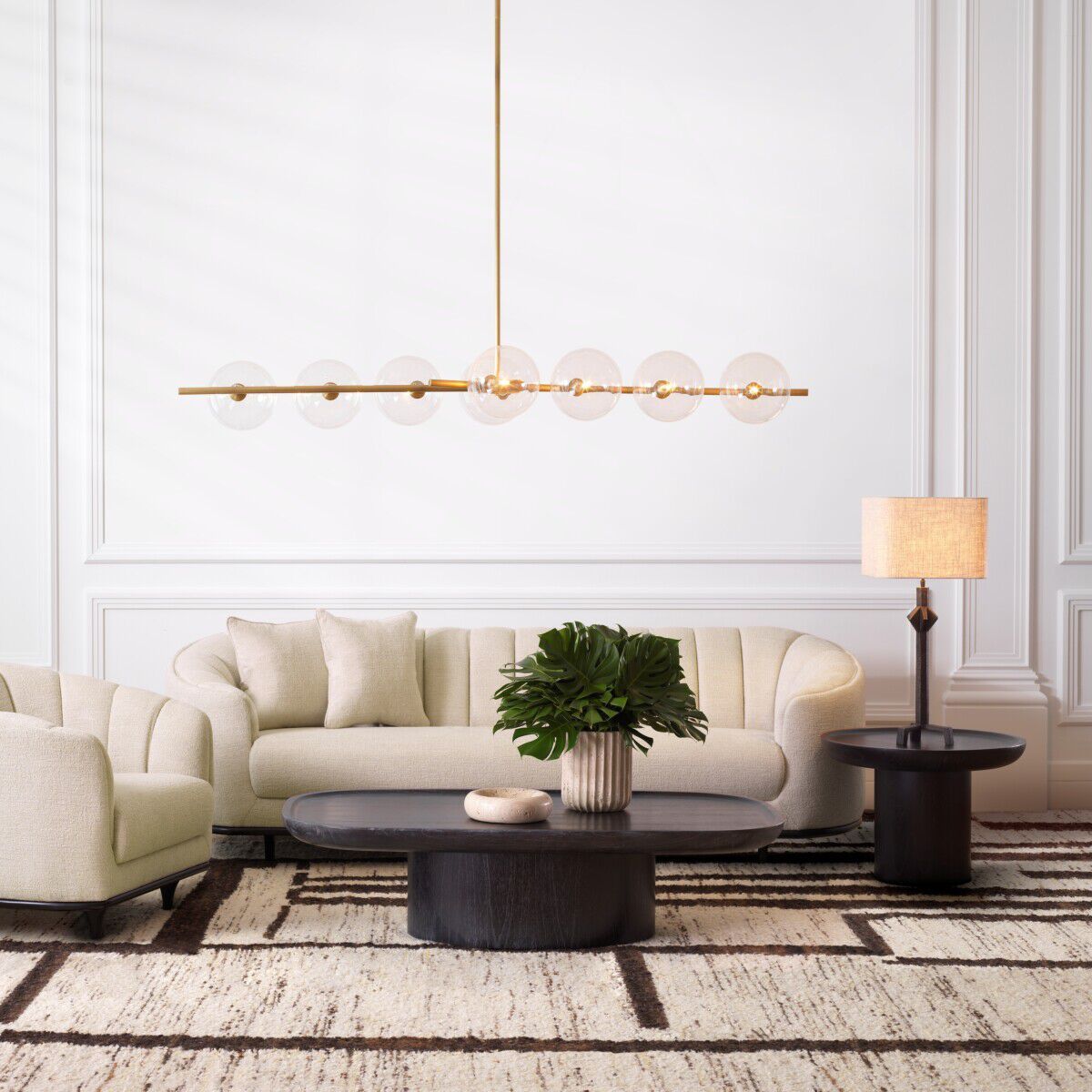 Круглый журнальный столик из шпона Eichholtz ROUAULT ARCH-00116863 - Вид №1