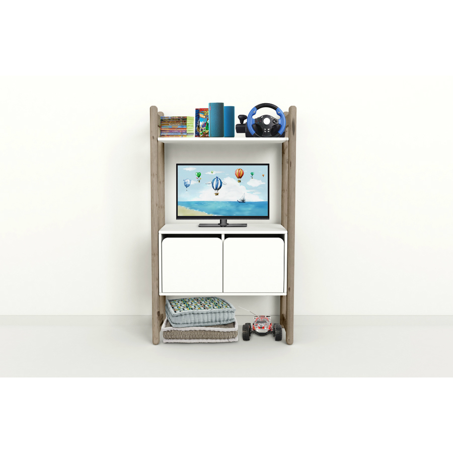 Гарнитур Midi С, 1 полка и 1 комод, коричневый Flexa 812650214 - Вид №2