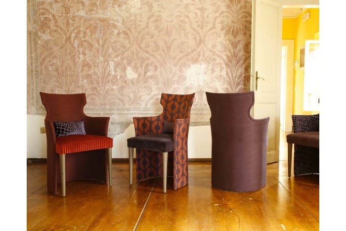 Тканевое кресло с подлокотниками COLLI CASA куртизанка ARCH-00147511