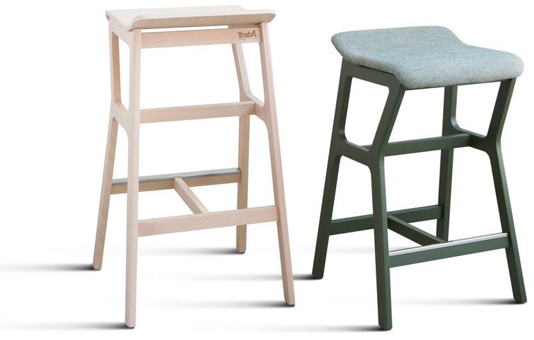 TrabA' Табурет из ткани с подставкой для ног Nhino 0014-h67-imb - Вид №1