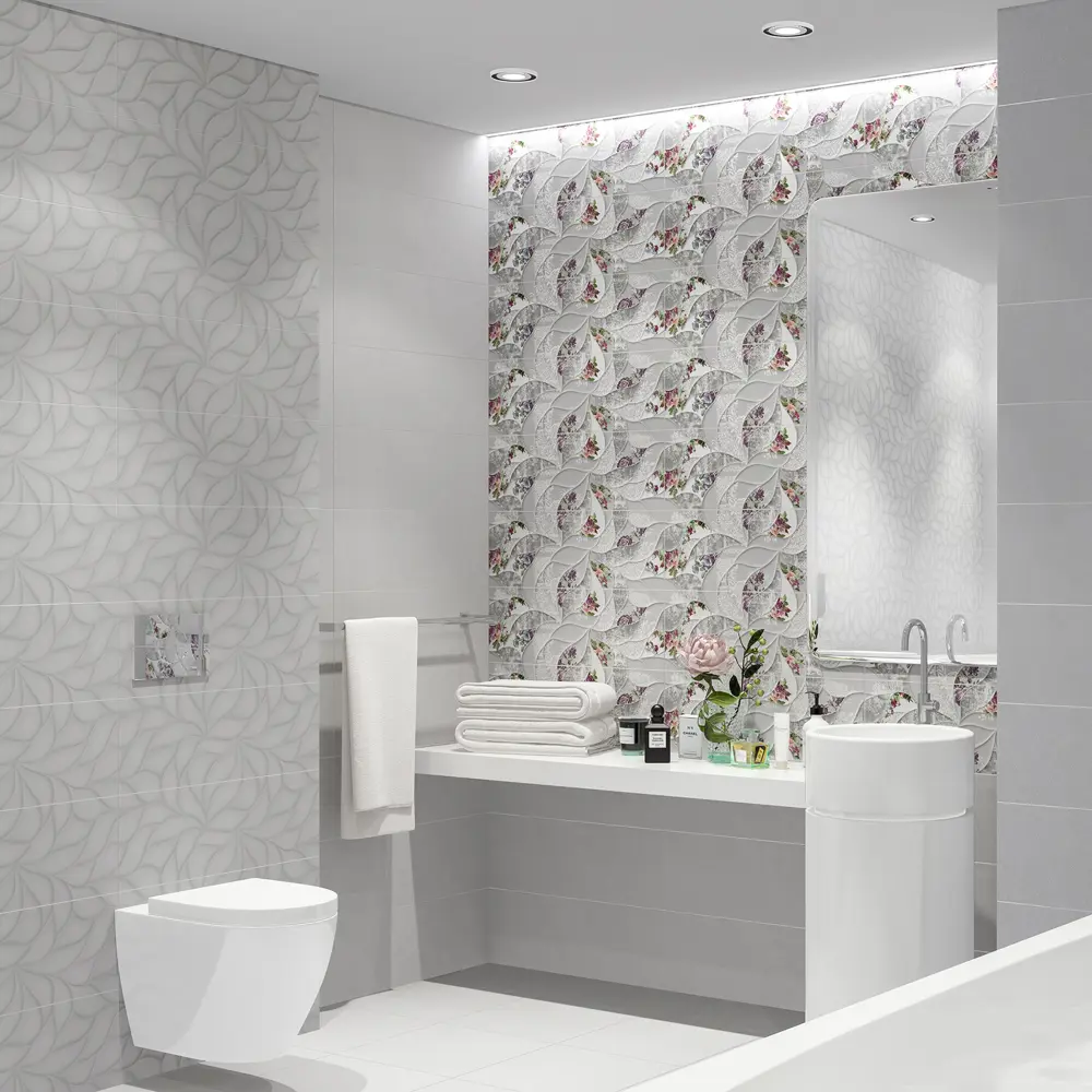 Декор настенный Malwiya 24.2x70 см 1.02 м² цвет серый 82825290 STLM-2060561 Santreyd - Вид №4