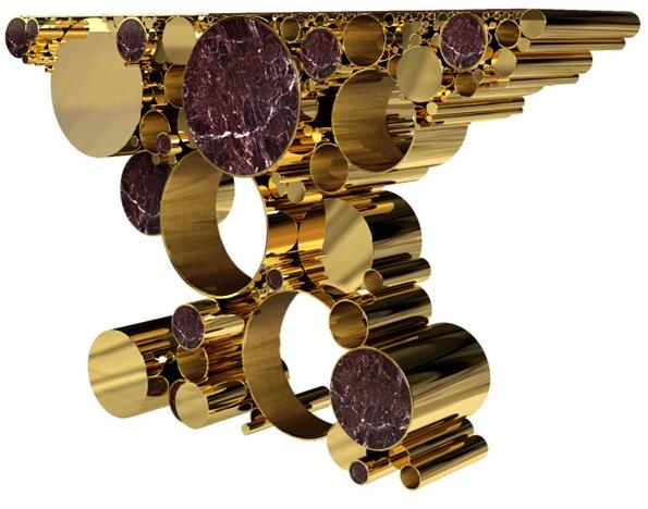 Malabar Прямоугольная консоль из латуни Wanderlust sun-id-1409351 - Вид №1