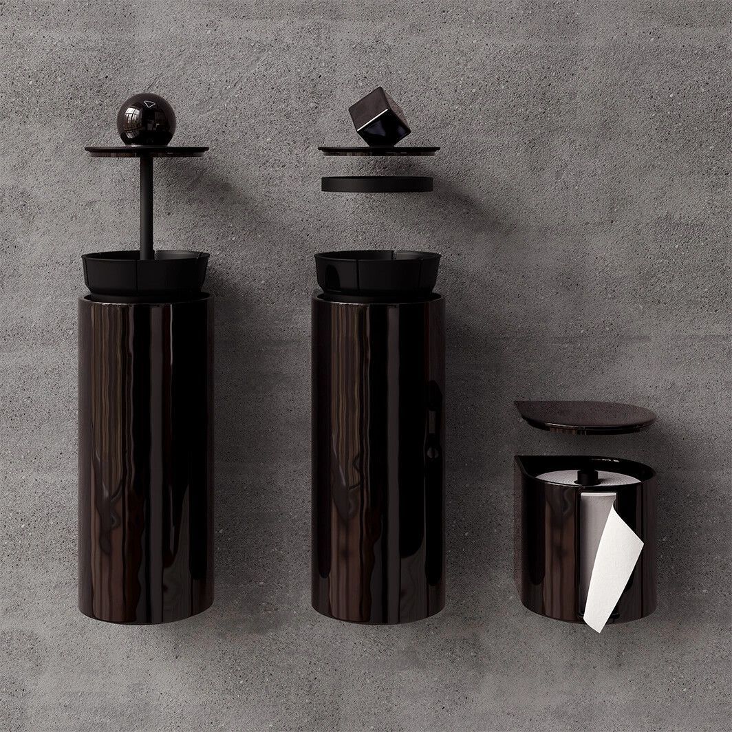 Держатель для туалетной бумаги, туалетная щетка и мусорное ведро Trone Trium ARCH-00014954 - Вид №1