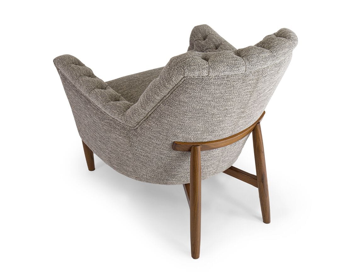 Тканевое кресло с подлокотниками Borzalino EVE CAPITONNÉ ARCH-00030213 - Вид №1