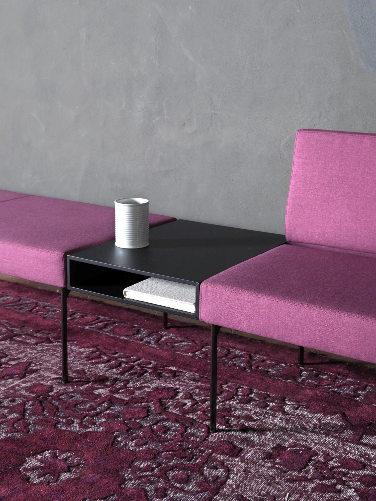 Модульная выпуклая скамья из ткани SITIA Laguna ARCH-00133121 - Вид №6