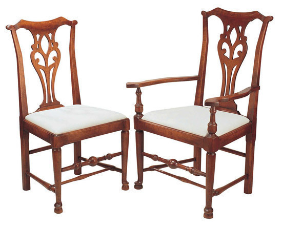 W568 Усадьба Чиппендейл Стул ijlbrown 