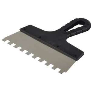 Шпатель зубчатый Jettools 200 мм нержавеющая сталь зуб 10x10 мм