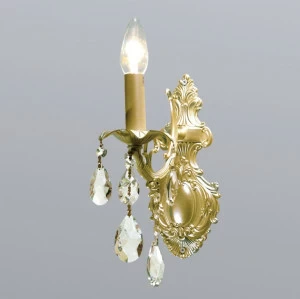 Бра Newport 1201/A bronze NEWPORT СВЕЧА 119465 Бронза;прозрачный