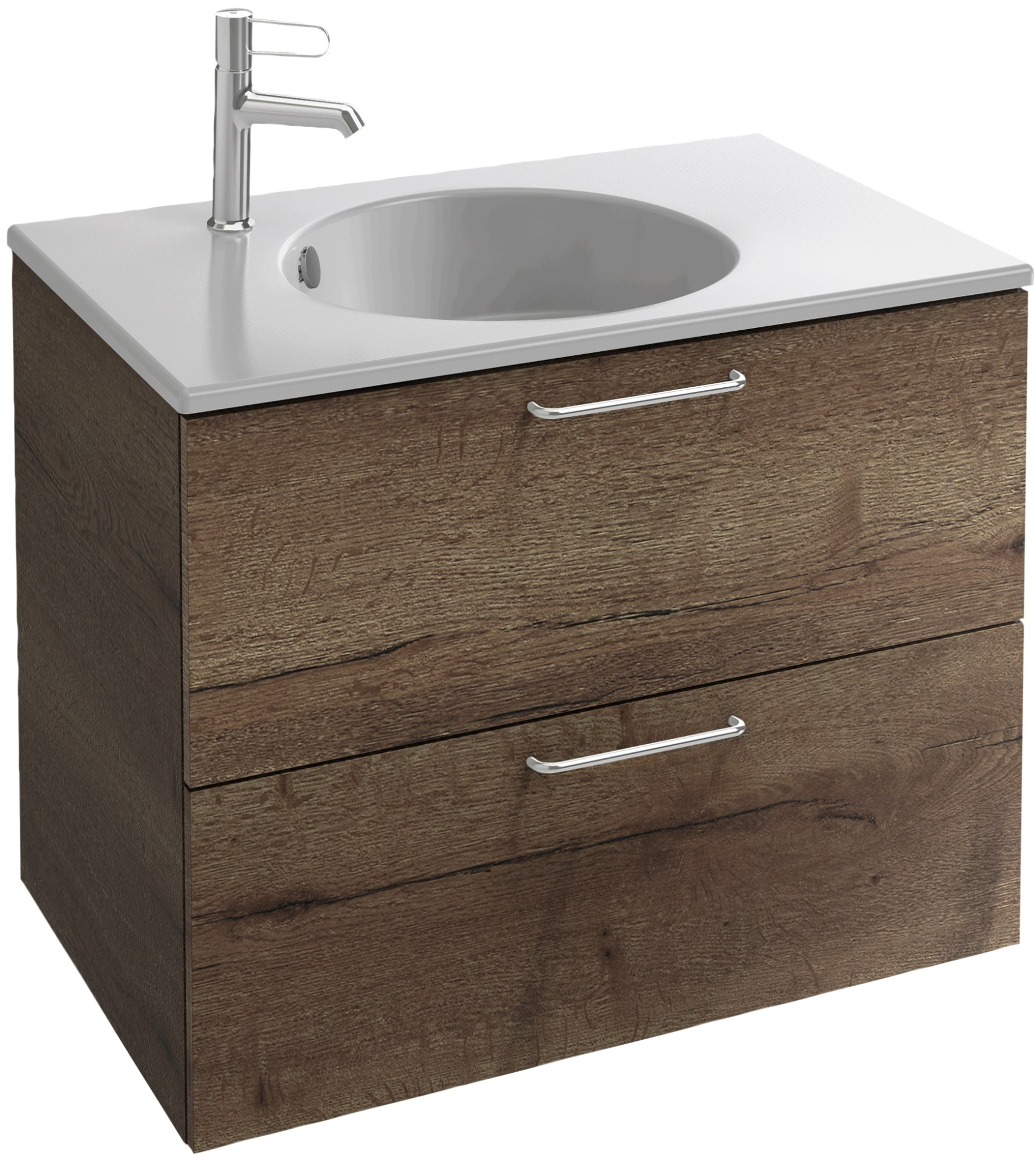 EB2521-R5-P14 Тумба под столешницу 70 см, 2 ящика, хромированная ручка JACOB DELAFON ODÉON RIVE GAUCHE ODEON RIVE GAUCHE