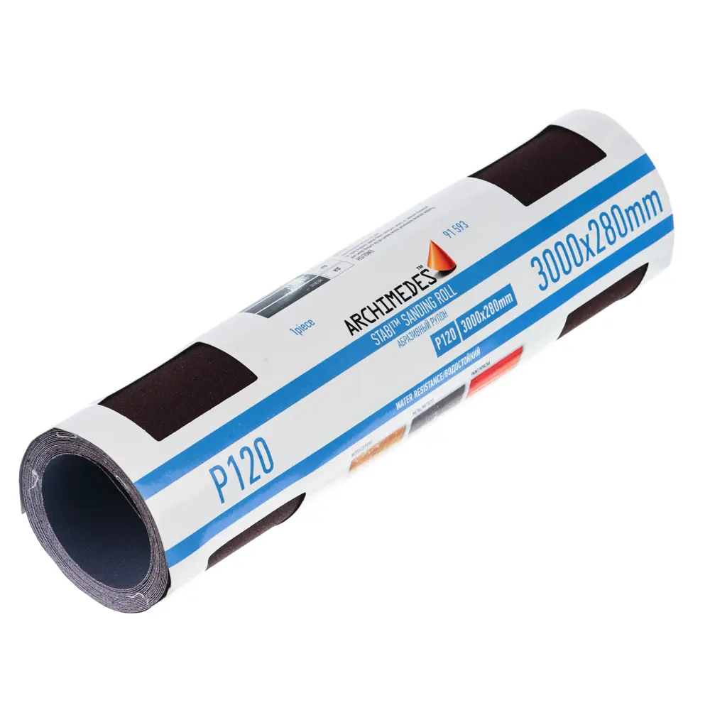 Рулон шлифовальный Archimedes P120, 3000x280 мм STLM-2108408