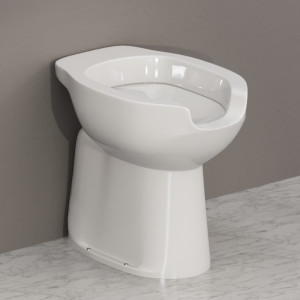 020102 Приставной унитаз напольный Белый Kerasan COMUNITA Италия