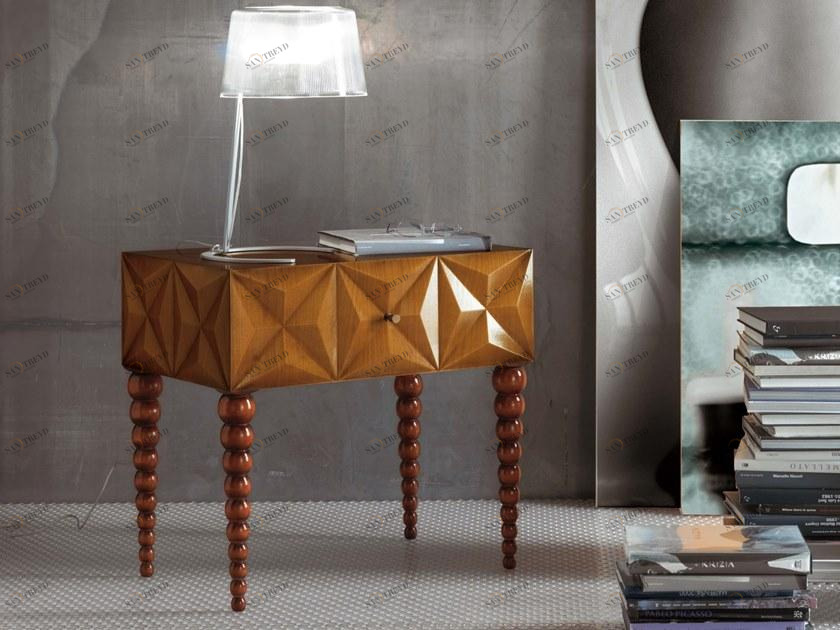 Bizzotto Деревянная тумбочка с ящиками Diamond sun-id-1490281