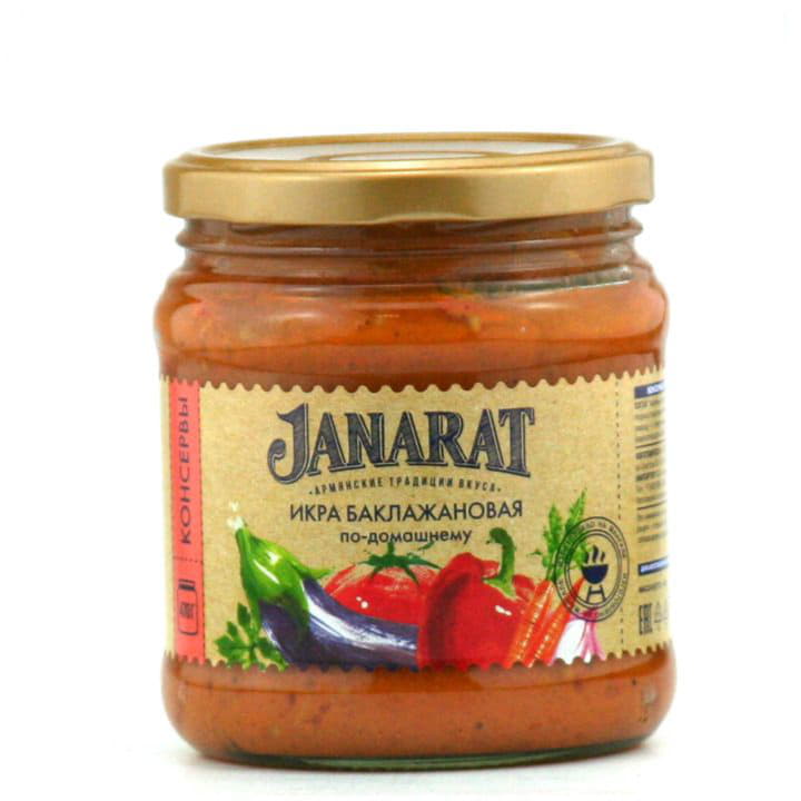 Икра баклажановая по-домашнему Janarat 470 г Santreyd 9677