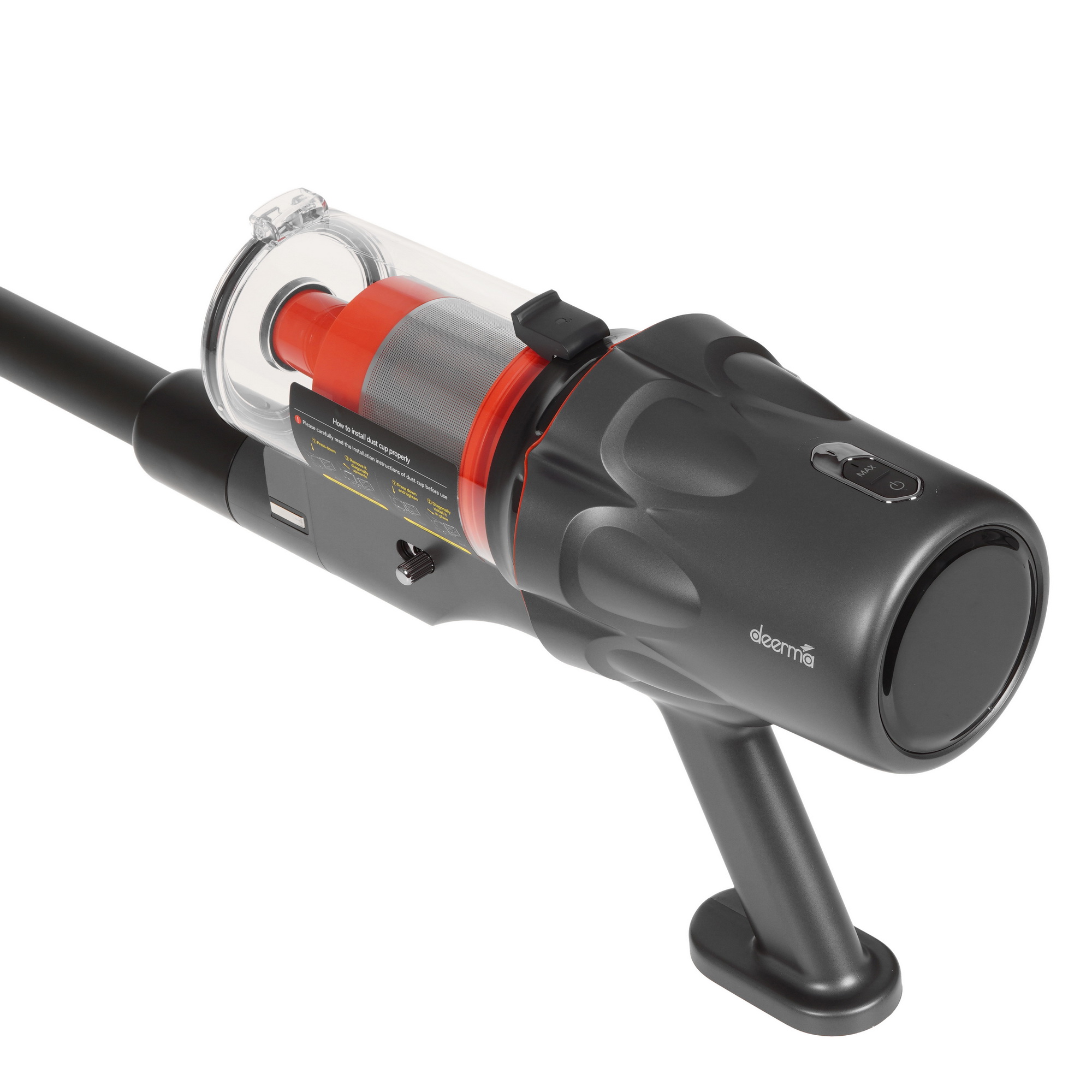 9208776 Пылесос  вертикальный  Deerma DEM-T30W Station  серый STDN-0069235 - Вид №4