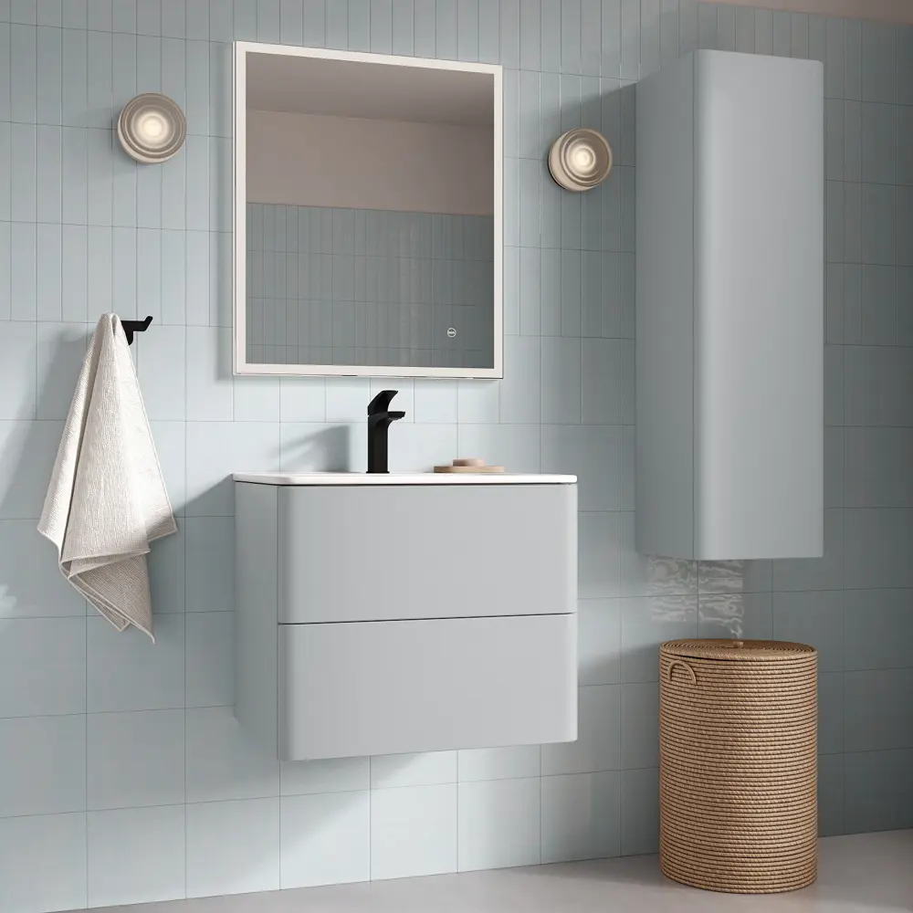 Фасад для пенала подвесного Iddis Lahta 30 см LAH30G0i89 МДФ цвет серый STLM-2020414 - Вид №8