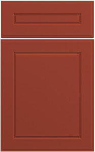 Фасады для кухни Классика Фрезеровка «Петергоф» 502 Берлинский красный