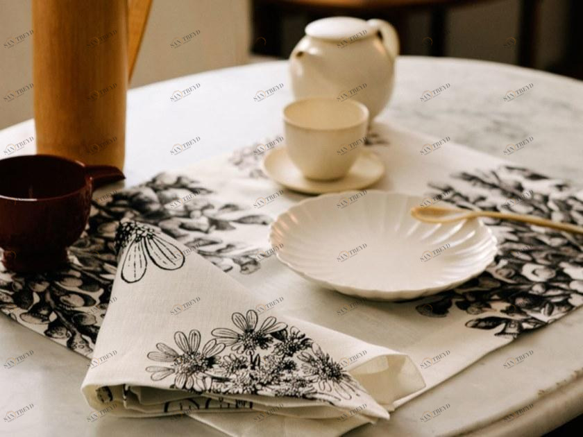 The NapKing Набор для завтрака (6 салфеток + 6 салфеток) Stentor sun-id-1479123