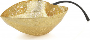 10541979 Michael Aram Чаша-лист Michael Aram "Физалис" 33x19см (золотистая) Сталь нержавеющая