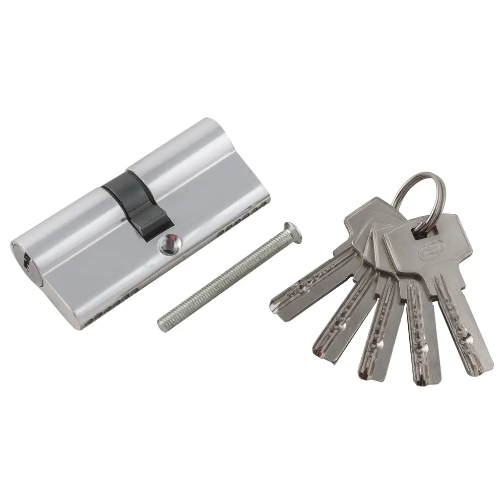 Цилиндр Standers ключ/ключ 35х35 хром, TT-CAB805 17264141 STLM-2032464  - Вид №1