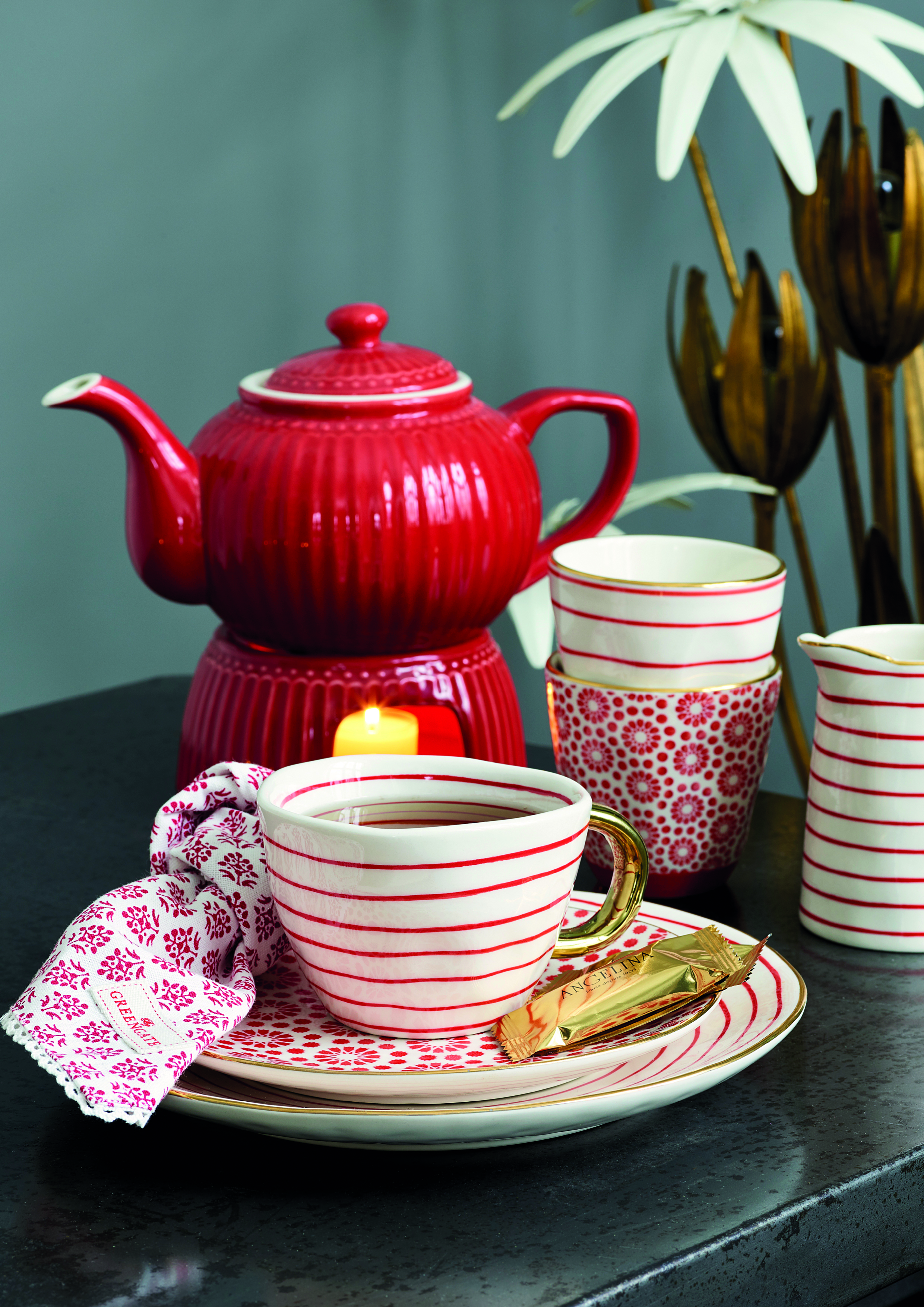 STWTEPAALI1004 Чайник заварной Фарфоровый Greengate Дания  - Вид №2