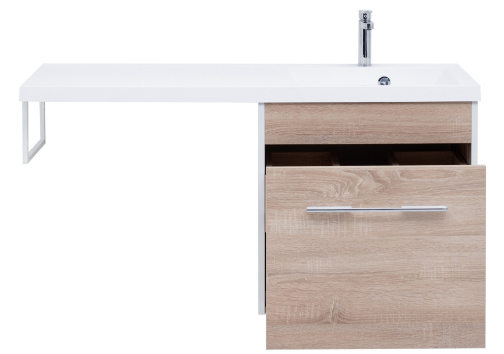 Тумба с раковиной Aquanet Августа 120 R дуб сонома 0021002700239568 - Вид №3