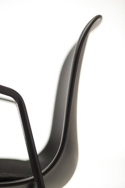 arrmet Стул-санки штабелируемый с подлокотниками Máni fabric sun-id-1405843 - Вид №3