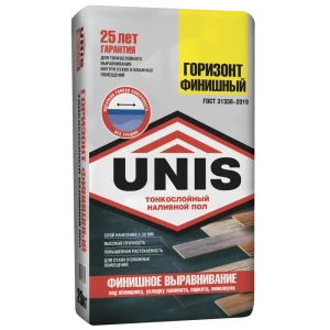 Финишный наливной пол Unis Горизонт 20 кг 82115137 STLM-2132952