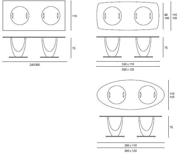 Pacini & Cappellini Стол из дерева и стекла sun-id-1414584 - Вид №3
