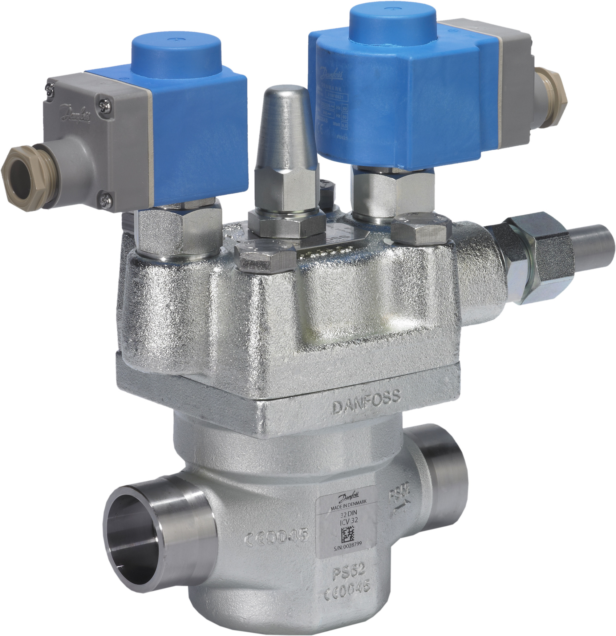 Danfoss ICLX — двухступенчатые клапаны ICLX 65 (D 80) Клапан соленоидный 027H8040  - Вид №2