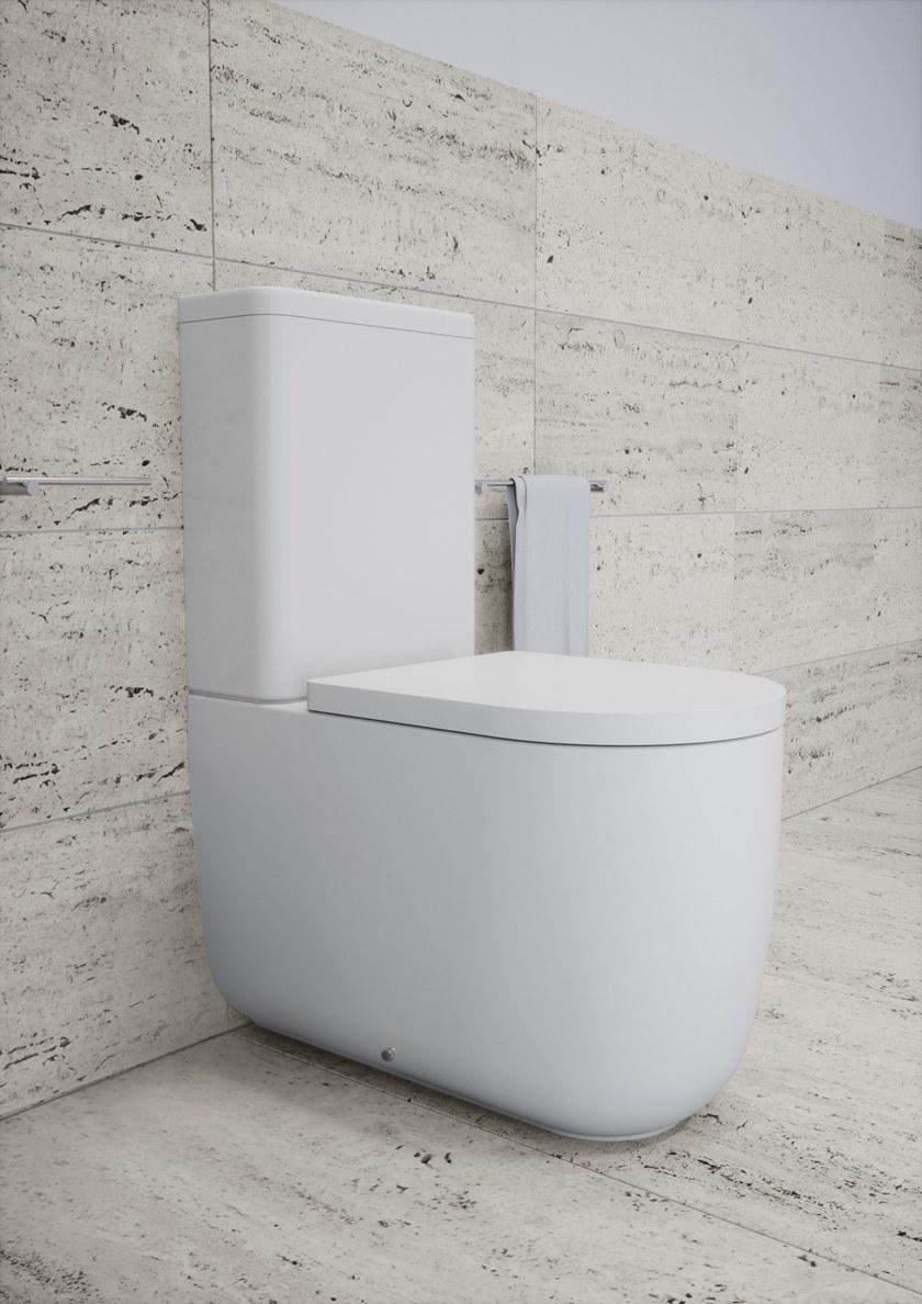 Mil130301 + mil71pf101 Компакт унитаз с бачком Белый Olympia Ceramica Milady Италия - Вид №1