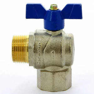 Кран шаровой НВ угловой EVOLUTION бабочка F.I.V. 1"