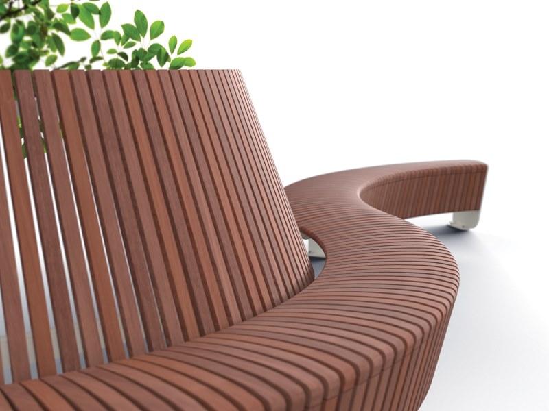 mmcité1 Изогнутая скамья со спинкой sun-id-1493570 - Вид №9