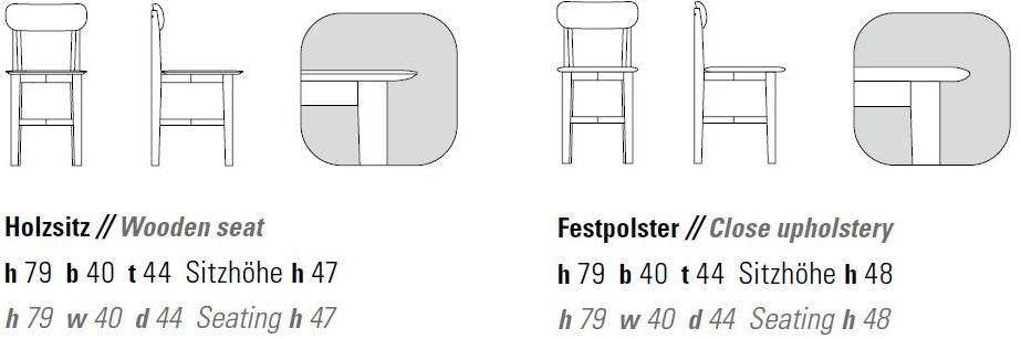 ZEITRAUM Стул из массива дерева 1.3 sun-id-1504497 - Вид №10