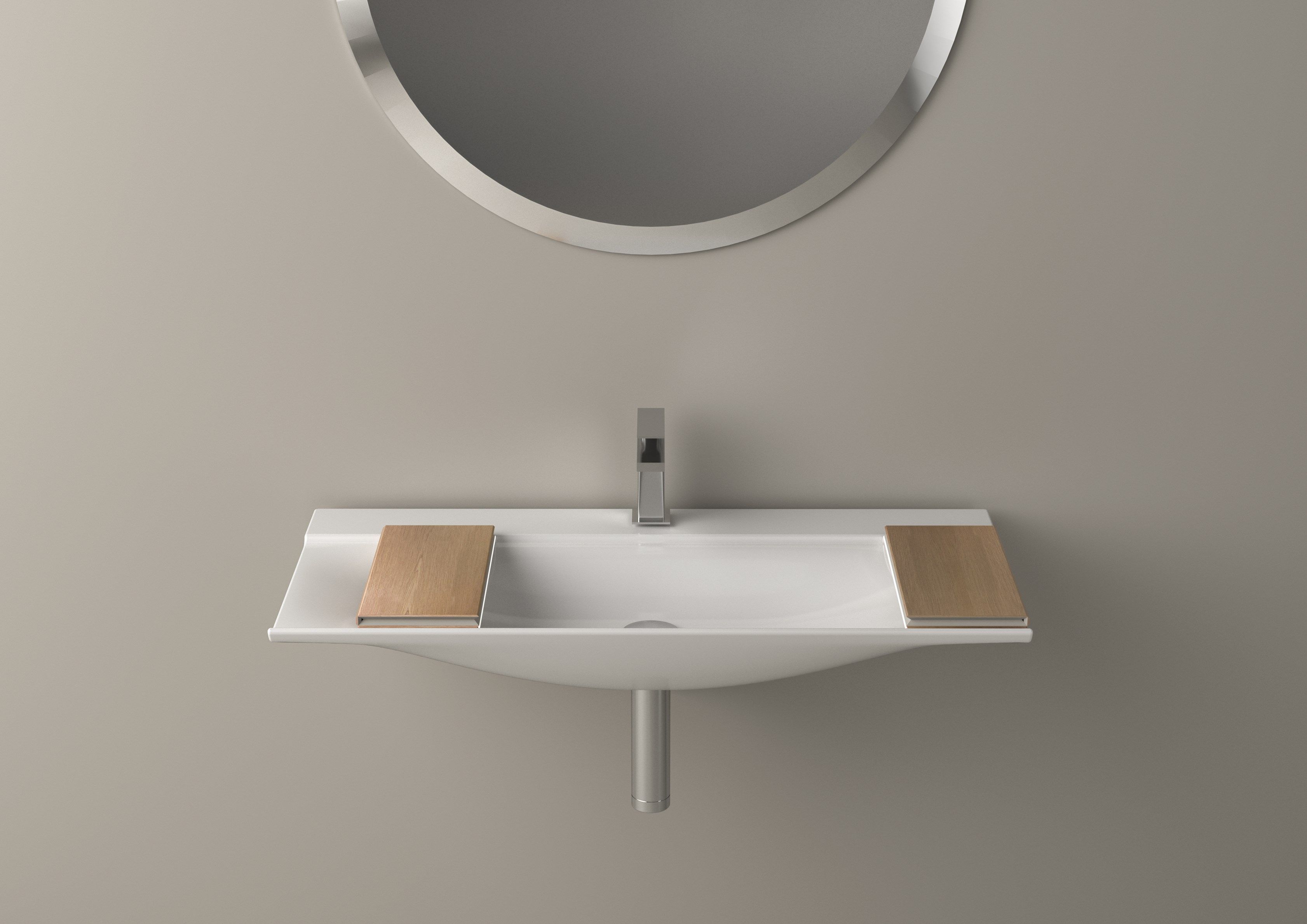 Керамическая прямоугольная одиночная подвесная раковина ArtCeram The One ARCH-00135739 - Вид №4