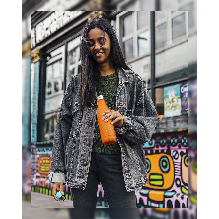 B500NEORG Термос neon, 500 мл, оранжевый Chilly's Bottles  - Вид №1