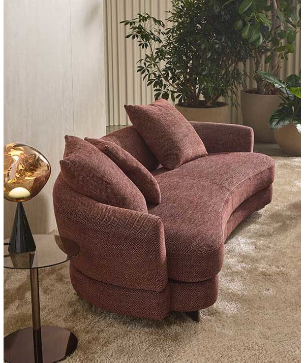 3-местный изогнутый тканевый диван Marelli JEFF ARCH-00012889 - Вид №5