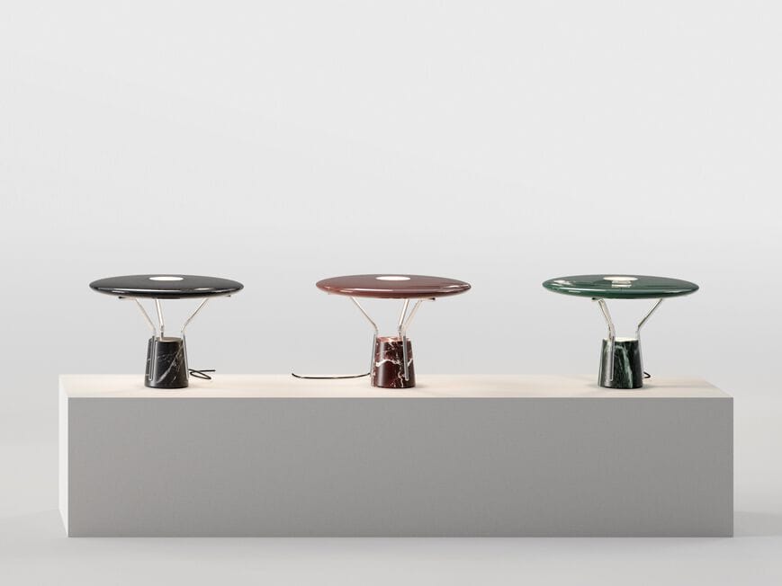 Мраморная настольная лампа CPRN HOMOOD Shapes 2025 ARCH-00092438