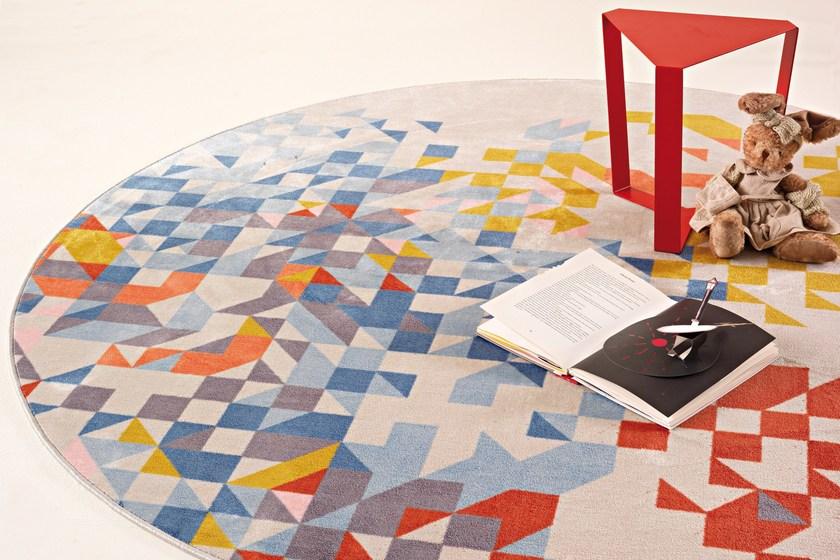 MEMEDESIGN Прямоугольный бархатный коврик с геометрическими мотивами sun-id-1493649 - Вид №4