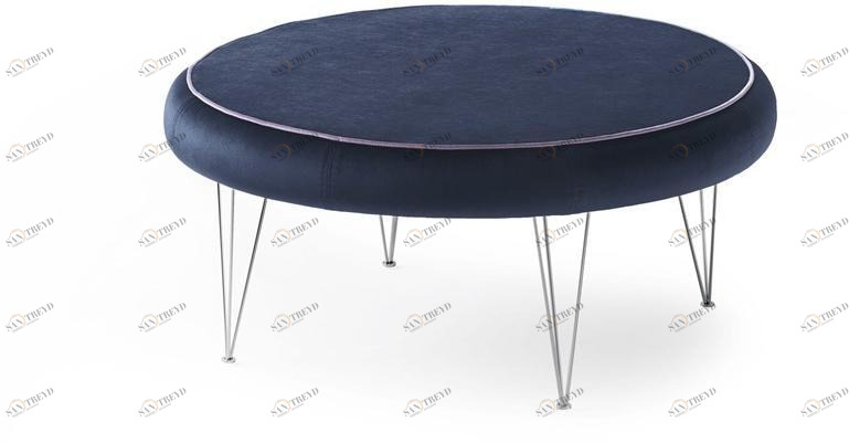 Felis Мягкий овальный бархатный пуф Complements sun-id-1444948