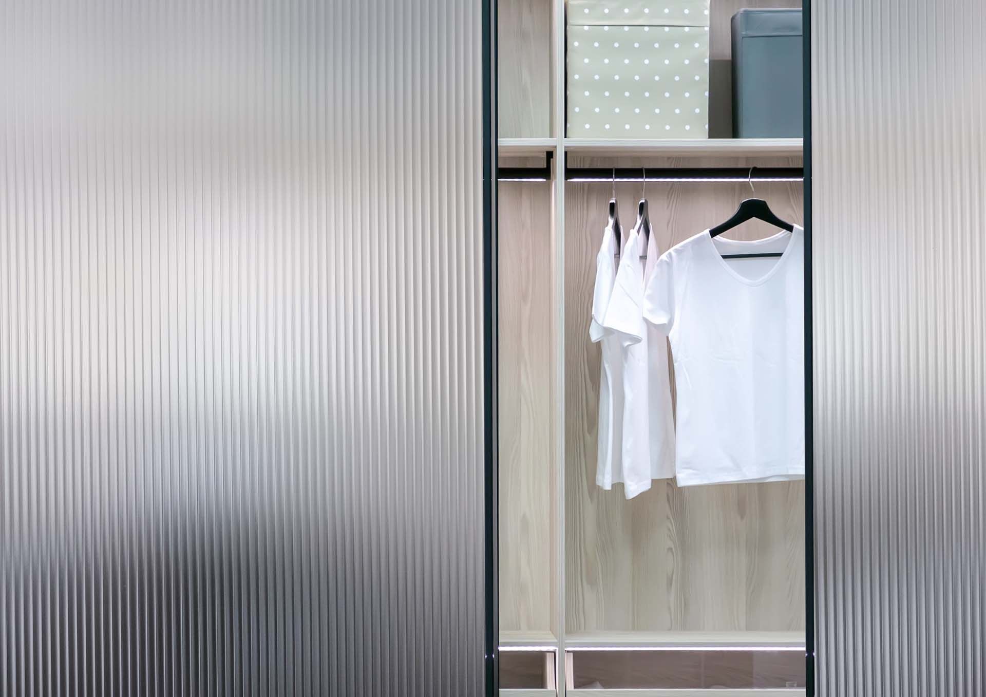 Матовое стекло с линейной текстурой Madras® Madras® linear Texturized ARCH-00102677 - Вид №2