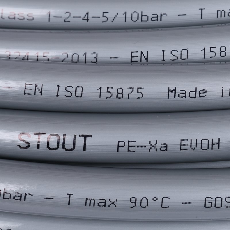 Труба из сшитого полиэтилена 16х2,2 (PEX-a) STOUT - бухта 100 м SPX0001001622 - Вид №2