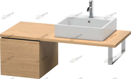 LC583105252 L-Cube Шкафчик для консоли Европейский дуб, декор Duravit