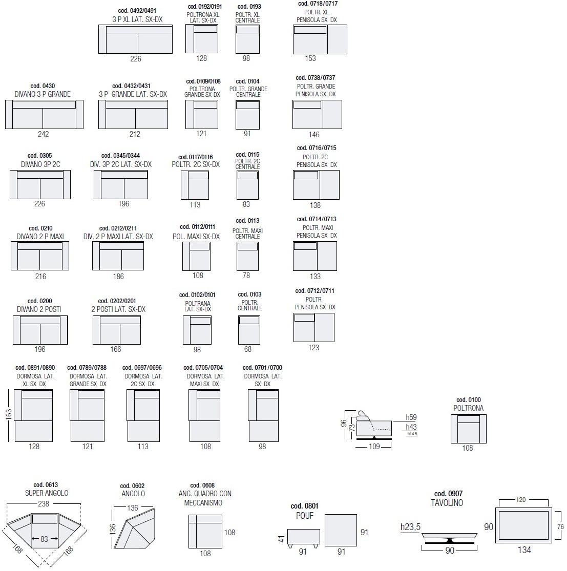 Egoitaliano Угловой диван в коже Gloria sun-id-1374633 - Вид №1