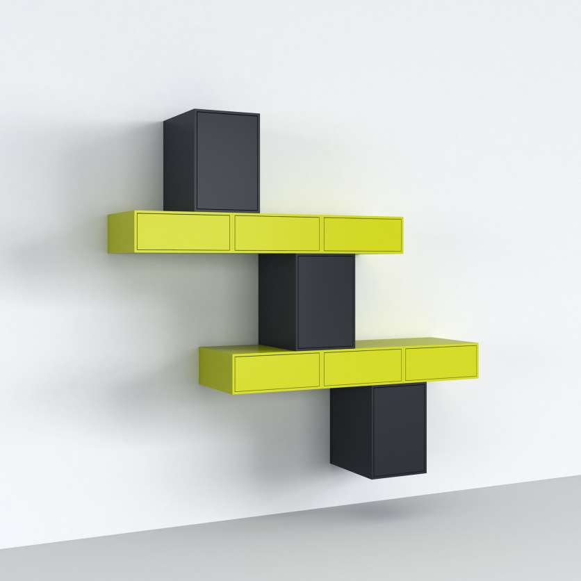 Настенный книжный шкаф Cubit by Mymito ARCH-00078978 - Вид №2