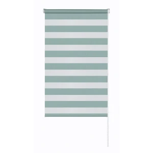 Рулонная штора день-ночь MIAMOZA Петер 70×160 см бирюзовая 89411400