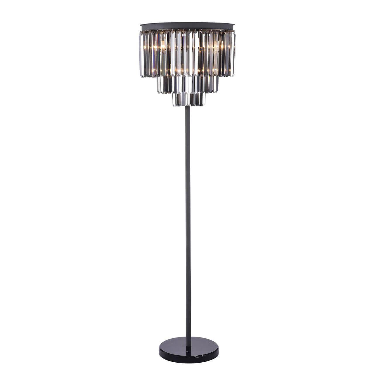 Торшер хрустальный на 6 ламп 160х45 см серый Nova 3002/05 PN-6 DIVINARE NOVA SMOKY 00-3889321 Серый  - Вид №3