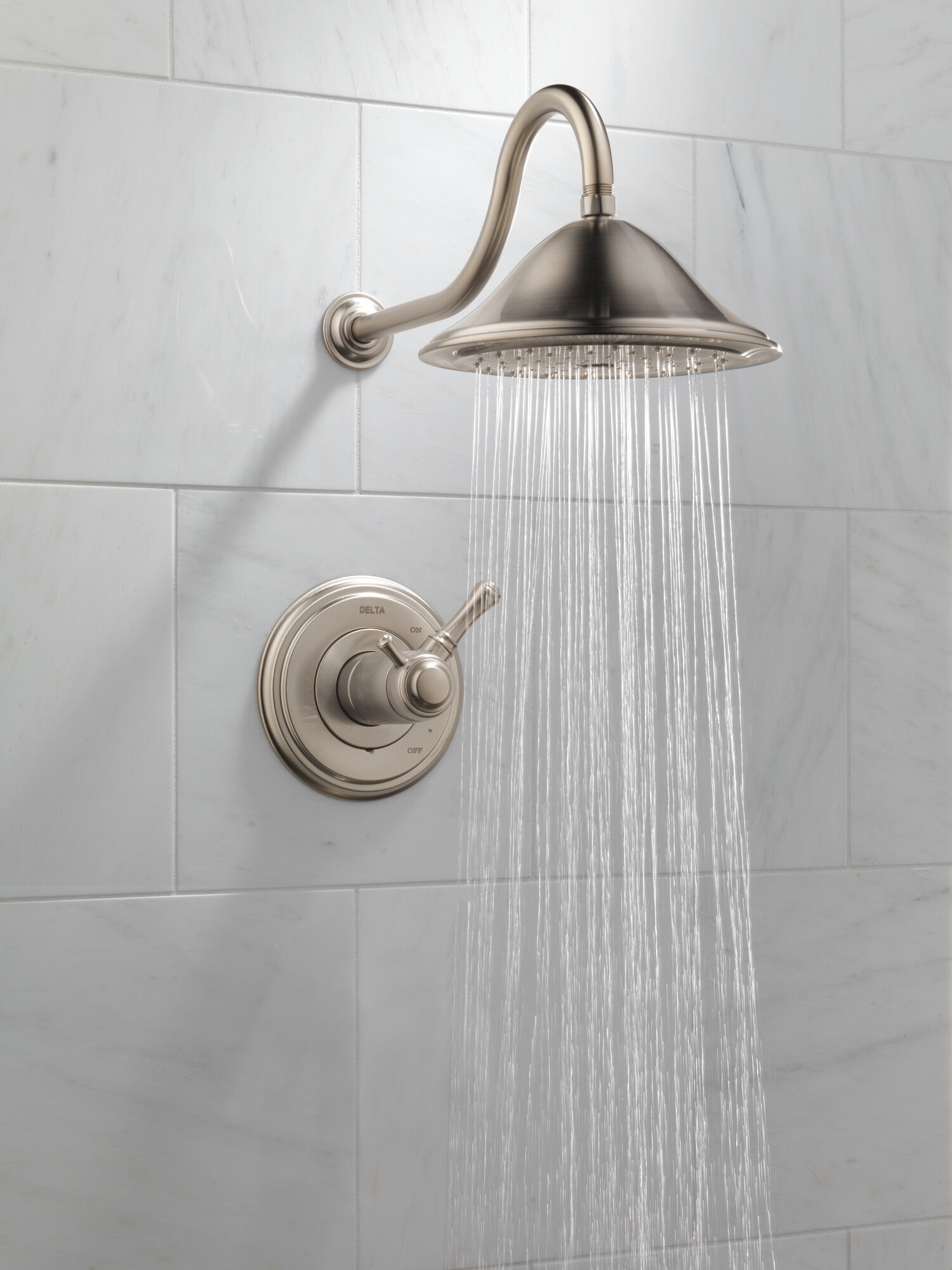 T17T297-SS Отделка для душа TempAssure® серии 17T Delta Faucet Cassidy Нержавеющая сталь  - Вид №6